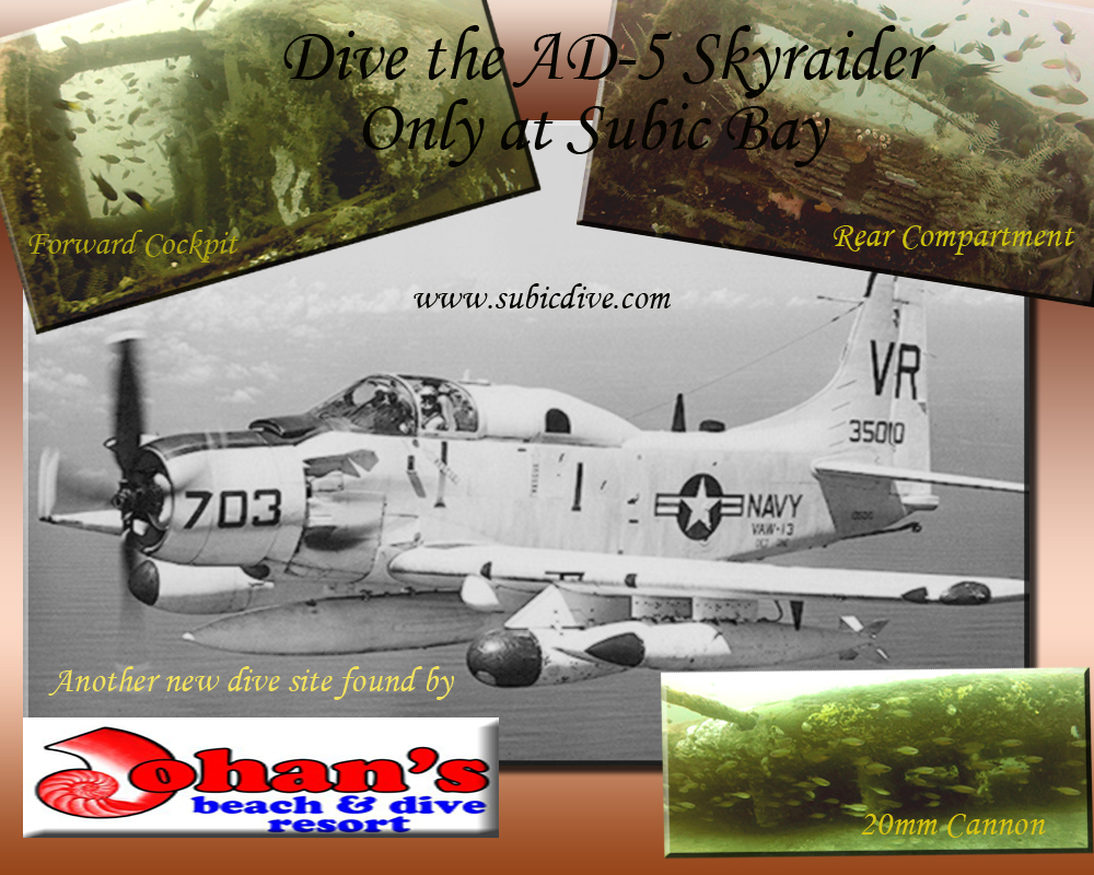 subic bay philillines Skyraider Ad-5